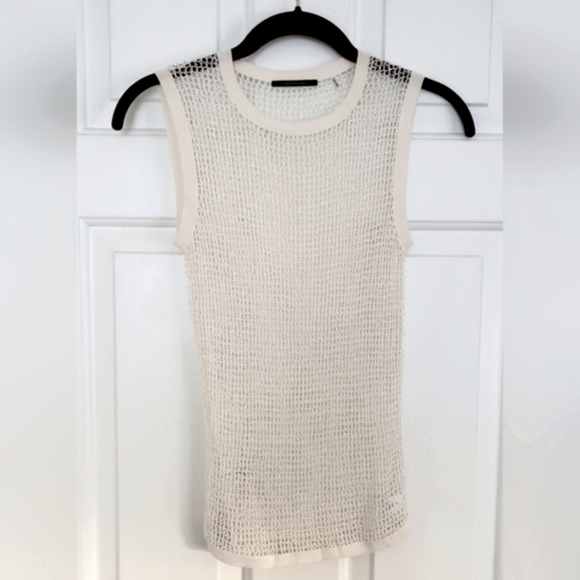 ELIE TAHARI Collection Sleeveless Beaded Silk Top - Picture 5 of 11